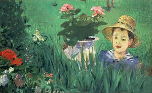 Jacques Art Print - Boy In Flowers (Jacques Hoschedé)
