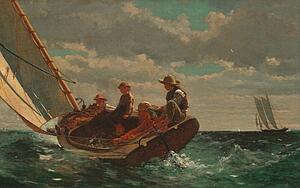 Homer Art Print - Breezing Up (A Fair Wind)