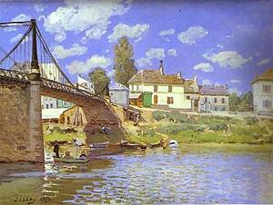 Art Print - Bridge At Villeneuve-La-Garenne