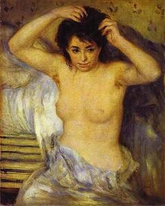 Art Print - Bust Of A Woman, Also Called Before The Bath Or The Toilet