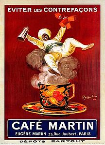 Cups Art Print - Café Martin