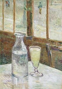 Table Art Print - Café Table With Absinth