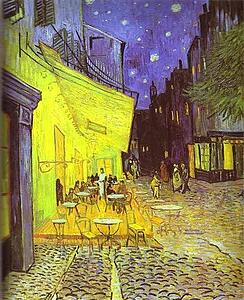 Art Print - Café Terrace At Night