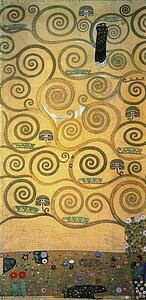 Cartoon For The Frieze In The Villa Stoclet In Brussels (Left Part Of The Tree Of Life) - Art Print Art Print - Cartoon For The Frieze In The Villa Stoclet In Brussels (Left Part Of The Tree Of Life)