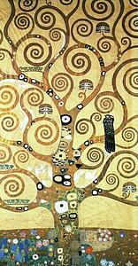 Cartoon For The Frieze In The Villa Stoclet In Brussels: Central Part Of The Tree Of Life - Art Print Art Print - Cartoon For The Frieze In The Villa Stoclet In Brussels: Central Part Of The Tree Of Life
