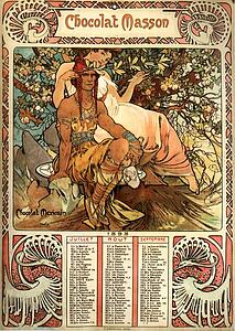 Art Print - Chocolat Masson/chocolat Mexicain 1898