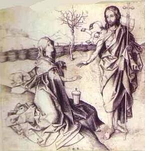 Art Print - Christ And Mary Magdalene