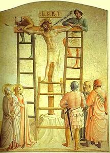 Art Print - Christ Being Nailed To The Cross