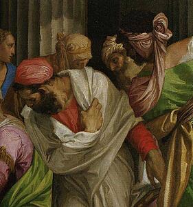 Christ Healing A Woman With An Issue Of Blood. Detail - Art Print Art Print - Christ Healing A Woman With An Issue Of Blood. Detail