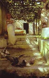 Christ In The House Of Martha And Mary. Detail - Art Print Art Print - Christ In The House Of Martha And Mary. Detail