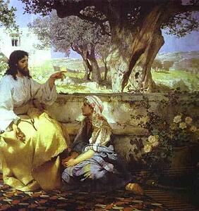 Christ In The House Of Martha And Mary. Detail - Art Print Art Print - Christ In The House Of Martha And Mary. Detail