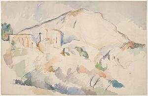 Mont Sainte Victoire And Château Noir Art Print - Château Noir And Mont Sainte-Victoire, C. 1890-1895