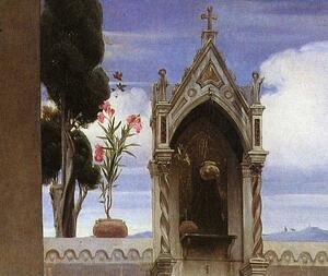 Cimabue's Celebrated Madonna Is Carried In Procession Through The Streets Of Florence; In Front Of The Madonna, And Crowned With Laurels, Walks Cimabue Himself, With His Pupil Giotto; Behind It Arnolfo Di Lapo, Gaddo Gaddi, Andrea Tafi, Niccola Pisano, Bu - Art Print Art Print - Cimabue's Celebrated Madonna Is Carried In Procession Through The Streets Of Florence; In Front Of The Madonna, And Crowned With Laurels, Walks Cimabue Himself, With His Pupil Giotto; Behind It Arnolfo Di Lapo, Gaddo Gaddi, Andrea Tafi, Niccola Pisano, Bu