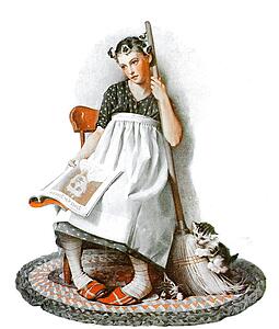 Sitting Art Print - Cinderella