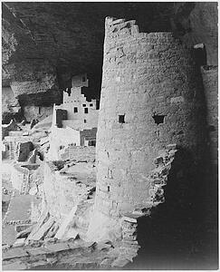 Palace Art Print - Cliff Palace, Mesa Verde National Park, " Colorado. (Vertical Orientation). Photographs Of National Parks And Monuments, Compiled 1941 - 1942, Documenting The Period Ca. 1933 - 1942.