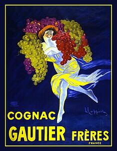 Grapes Art Print - Cognac Gautier Frères