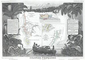 Afrique Art Print - Colonies Francaises. (En Afrique. )