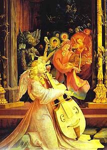 Art Print - Concert Of Angels. Detail