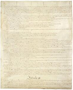 Page 4 Of 4 Art Print - Constitution Of The United States, Page 2 Of 4