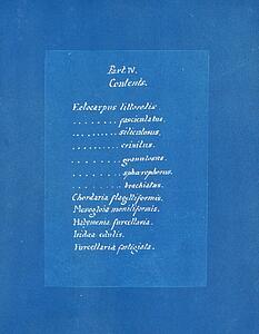 Art Print - Contents List