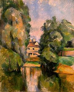 Country Art Print - Country House By A River