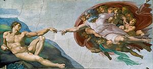 Michelangelo Art Print - Creation Of Adam