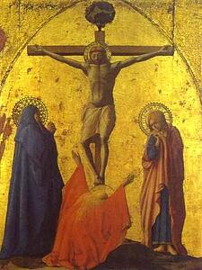 Crucifixion. Panel From The Pisa Altar - Art Print Art Print - Crucifixion. Panel From The Pisa Altar