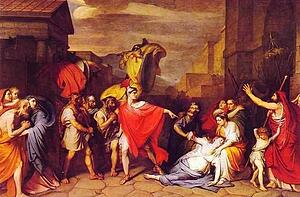 Art Print - Death Of Camilla, Sister Of Horatio