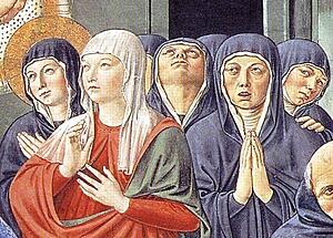 Art Print - Death Of St. Monica. Detail