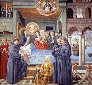 Art Print - Death Of St. Monica