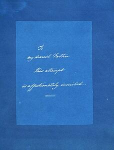 John George Children Art Print - Dedication To Anna Atkins's Father, John George Children