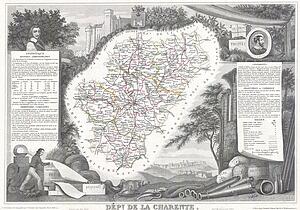 Charente Art Print - Dept. De La Charente.