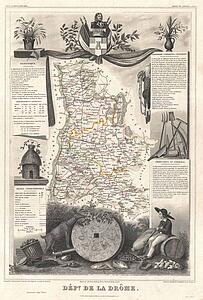 Dept. De La Drome. - Art Print Art Print - Dept. De La Drome.