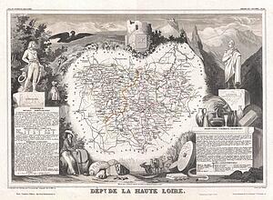 Haute Art Print - Dept. De La Haute Loire.