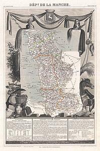 Dept. De La Manche. - Art Print Art Print - Dept. De La Manche.