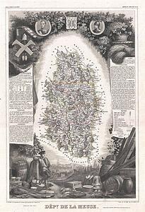 Dept De La Meuse Art Print - Dept. De La Meuse.