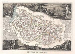 Somme Art Print - Dept. De La Somme.