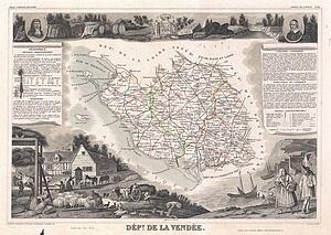 Vendée Art Print - Dept. De La Vendee.