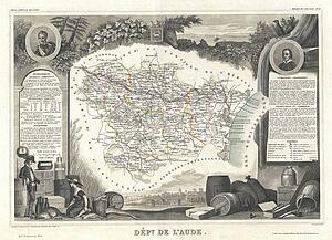 Art Print - Dept. De L'aude.