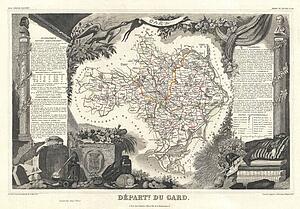 Gard Art Print - Dept. Du Gard.