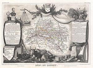 Loiret Art Print - Dept. Du Loiret.