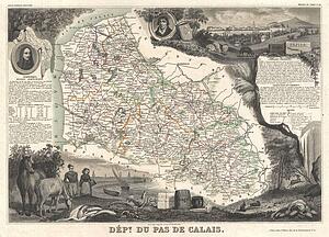 Path Art Print - Dept. Du Pas De Calais.
