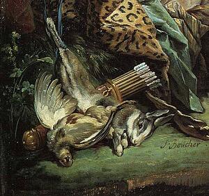 Art Print - Diana After The Hunt. Detail