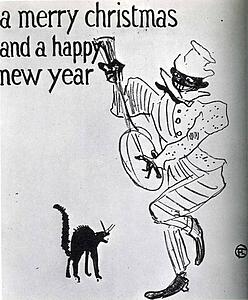 Art Print - Dinner Menu At May Belfort's, 18 Rue Clapeyron