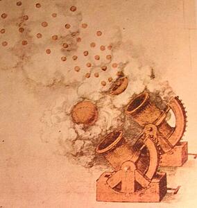 Drawings Art Print - Drawing Of Cannons