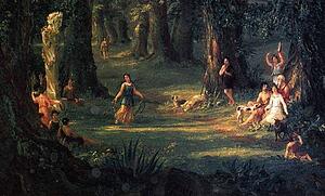 Dream Of Arcadia. Detail - Art Print Art Print - Dream Of Arcadia. Detail