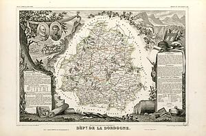 Dépt. De La Dordogne (Région Du Sud-Ouest) - Art Print Art Print - Dépt. De La Dordogne (Région Du Sud-Ouest)