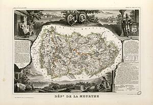Meurthe Art Print - Dépt. De La Meurthe (Région Du Nord-Est)