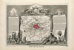 Dépt De La Seine Région Du Nord Art Print - Dépt. De La Seine (Région Du Nord)