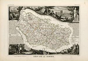 Somme Art Print - Dépt. De La Somme (Région Du Nord)